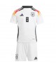 Günstige Deutschland Toni Kroos #8 Heimtrikotsatz Kinder EM 2024 Kurzarm (+ Kurze Hosen)